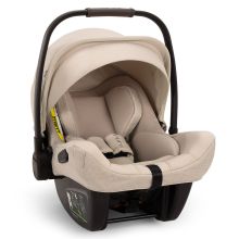 Infant car seat PIPA next i-Size from birth to 13 kg (40 cm - 83 cm) incl. seat reducer, sun canopy with Dream Drape only 2.8 kg - Biscotti