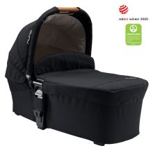 MIXX next carrycot with mesh window for Mixx next baby carriage incl. mattress & raincover - Caviar
