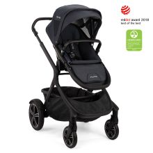 DEMI Grow buggy & pushchair with reclining function, convertible all-weather seat, telescopic pushchair incl. footmuff, adapter, rain cover & summer canopy - Ocean