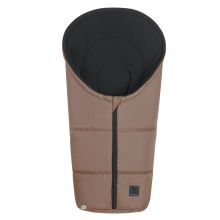 Fleece footmuff Benno for infant car seat & carrycot - Desert Sand