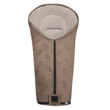 Oskar fleece footmuff for buggy, baby carriage and baby carriage - Desert Sand