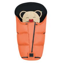 Footmuff Mucki L -cs for buggy, baby carriage and baby carriage - Red Orange