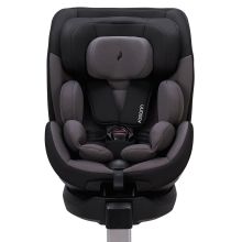 Seggiolino Reboarder Hero 360 SL dalla nascita ai 4 anni (40 cm -105 cm) girevole con base Isofix - Twill Nero