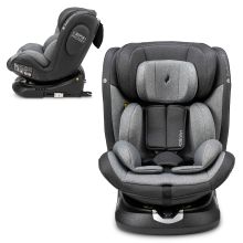 Reboarder-Kindersitz One360 i-Size ab Geburt - 12 Jahre (40 cm - 150 cm) 360° drehbar mit Isofix-Basis & Top-Tether - Universe Grey
