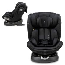 Reboarder-Kindersitz Swift360 S i-Size ab 15 Monate - 12 Jahre (76 cm - 150 cm) 360° drehbar mit Isofix-Basis & Top-Tether - All Black