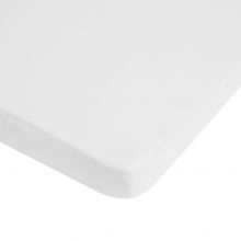 fitted sheet waterproof 40 x 70 cm - white