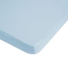 Waterproof fitted sheet 70 x 140 cm - Blue