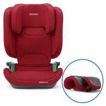 Kindersitz Monza CFX i-Size faltbar & tragbar ab 3,5 Jahre - 12 Jahre (100 cm - 150 cm) mit Isofix - Imola Red