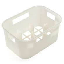 Bottle crate - mother of pearl cream white