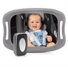 LED Auto-Sicherheitsspiegel mit Licht - BabyView - Anthrazit