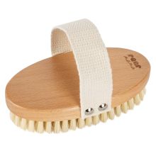 Mommy massage brush with soft natural bristles - Natural