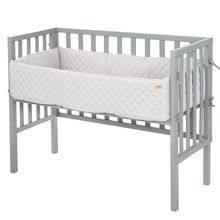 2in1 extra bed, bench & mattress & nest Roba Style - Silver Gray - Taupe