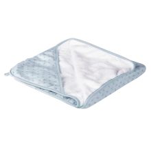 Asciugamano con cappuccio in 100% cotone biologico GOTS 80 x 80 cm - Lil Planet - Turchese