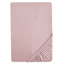 Fitted sheet jersey made of 100% organic cotton GOTS 45 x 90 / 40 x 90 cm - Lil Planet - Pink