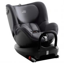 Reboarder-Kindersitz Dualfix 2R 360° drehbar Gr. 0+/1 Geburt-4 Jahre (Geburt-18 kg) Isofix mit Stützbein - Storm Grey