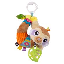 Sensory Friend hanging toy / baby carriage hanger - Salo the sloth