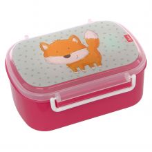 Brotdose / Lunchbox - Fuchs - Pink