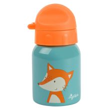 Stainless steel drinking bottle 250 ml - Fox - Blue Orange