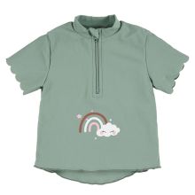 Bade-Shirt LSF Kurzarm - Regenbogen - Grün