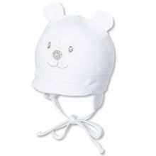 Primo cappello orso - bianco