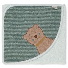 Asciugamano da bagno con cappuccio 80 x 80 cm - L'orso Ben