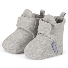 Schuhe Jersey mit Klettverschluss - Grau