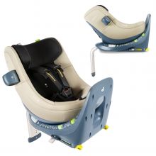 Reboarder-Kindersitz Marie³ i-Size ab Geburt - 4 Jahre (40 cm - 105 cm, 18 kg) 360 ° drehbar inkl. Neugeboreneneinlage, verstellbare Kopfstütze & Isofix - Alfala