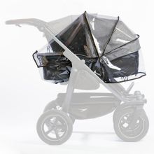 Rain cover for a Duo 2 combination unit (carrycot + seat)