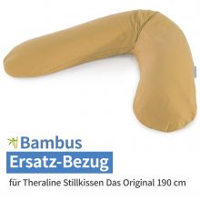 Ersatzbezug für Stillkissen Das Original - Bamboo 190 cm - Bernstein