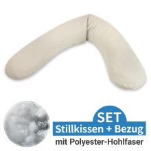 Stillkissen Das Original mit Polyesterhohlfaser-Füllung inkl. Bezug Musselin 190 cm - Sandbeige