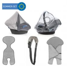 5-teiliges Komfort- und Schutz-Set für Babyschale mit Tragegurt