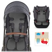 Universal summer seat cover for pram, buggy, car seat and baby car seat