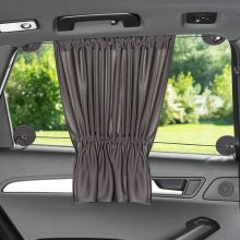 Universal sun protection for your car with curtain function & UV protection - Anthracite