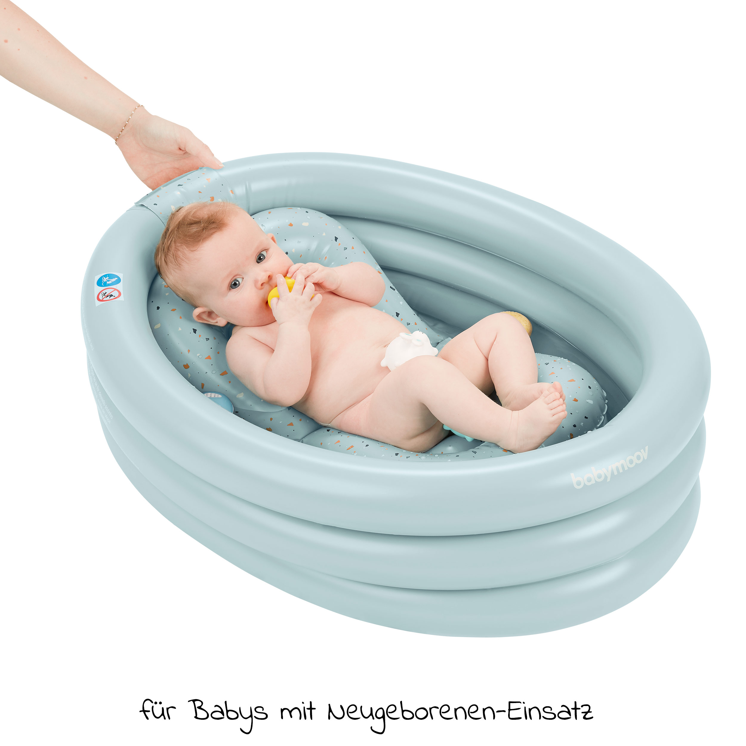 Kinder Schwimmbad Faltbare Reisedusche Kid Kleinkind Reise Luftdusche Becken Planschbecken für Neugeborene 0-3 Jahre Baby Rosa Uong Aufblasbare Baby Badewanne 