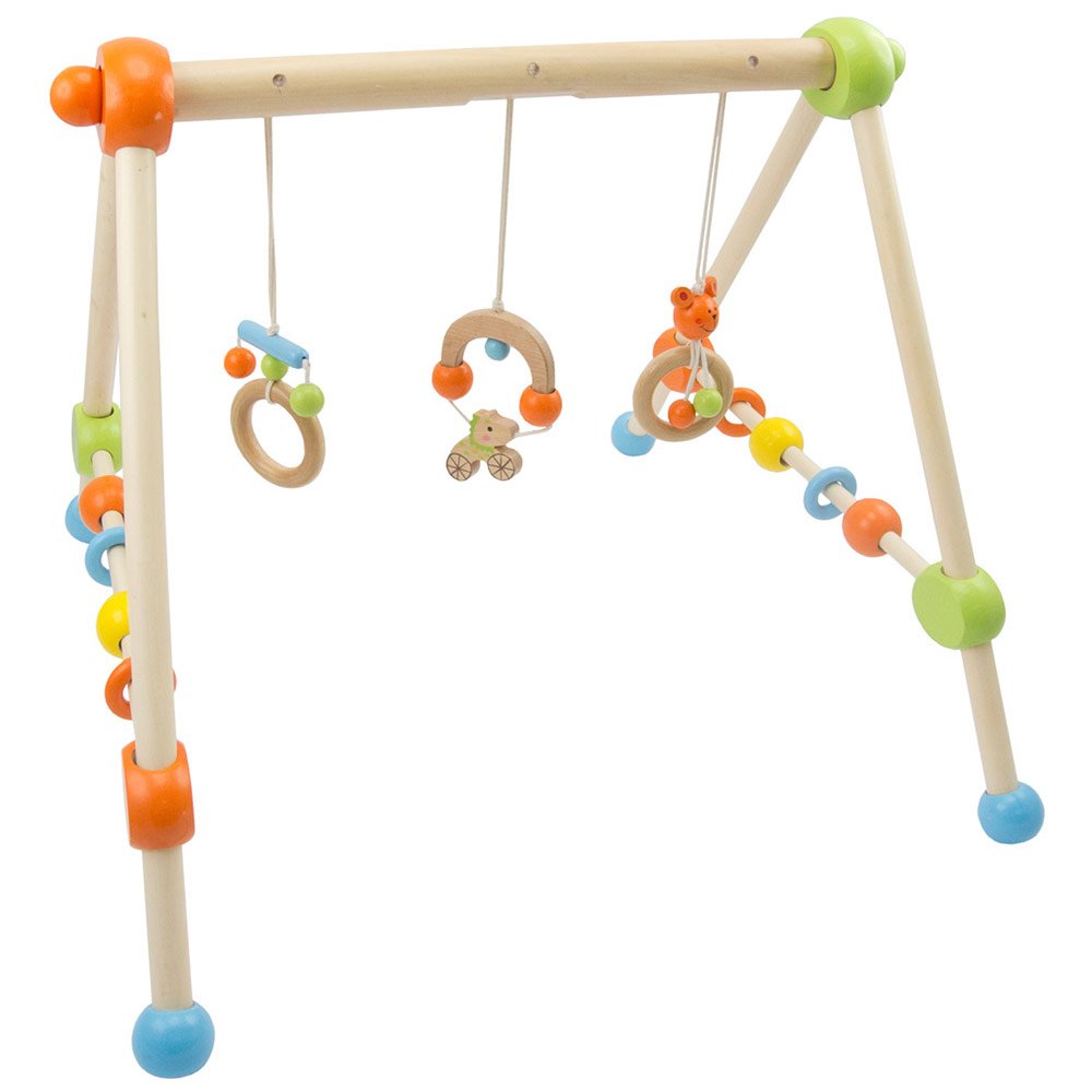 * HEIMESS Mini-Trapez Holzspielzeug Babyspielzeug Mond Sterne Baby Holz NEU 