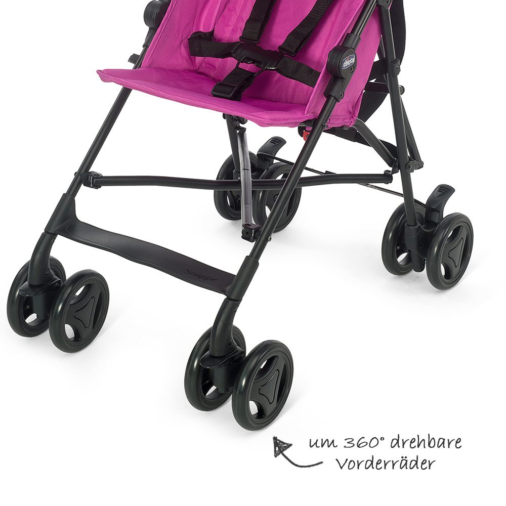 chicco pink pushchair