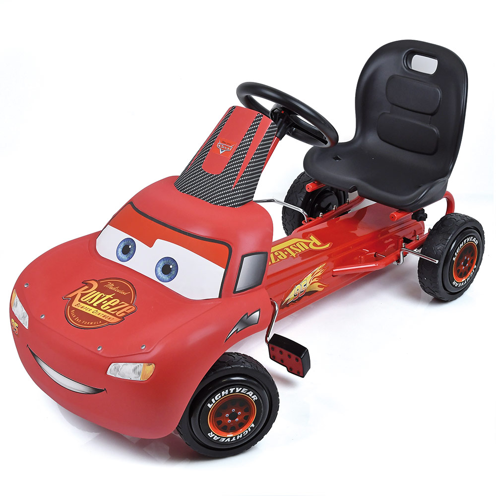 Kids Disney Lightning McQueen Pedal Go Kart 
