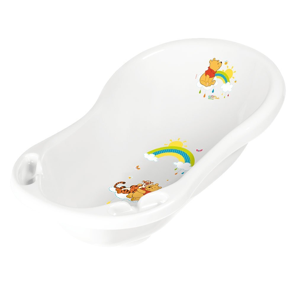 Badewannenständer Baby Badewanne XXL 100 cm Disney Winnie Pooh perl weiß 