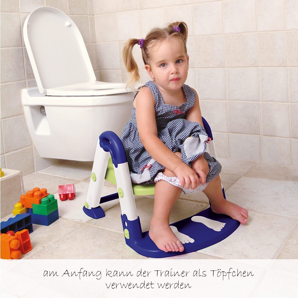 Kleinkind-WC-Töpfchen-WC-Training 3-in-1-Töpfchen-Kinder-WC bequemer abnehmbarer Töpfchenstuhl 