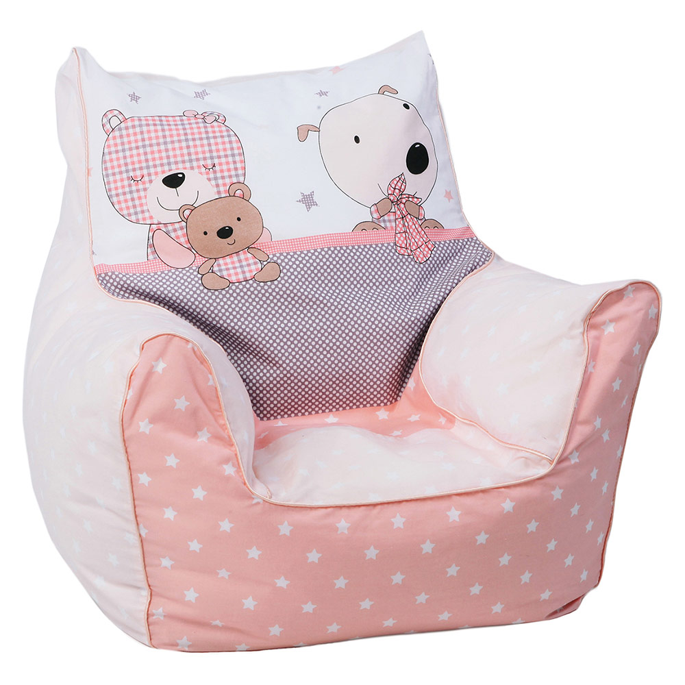 knorr-baby 450167 Kindersitzsack Spielzimmer rosa 