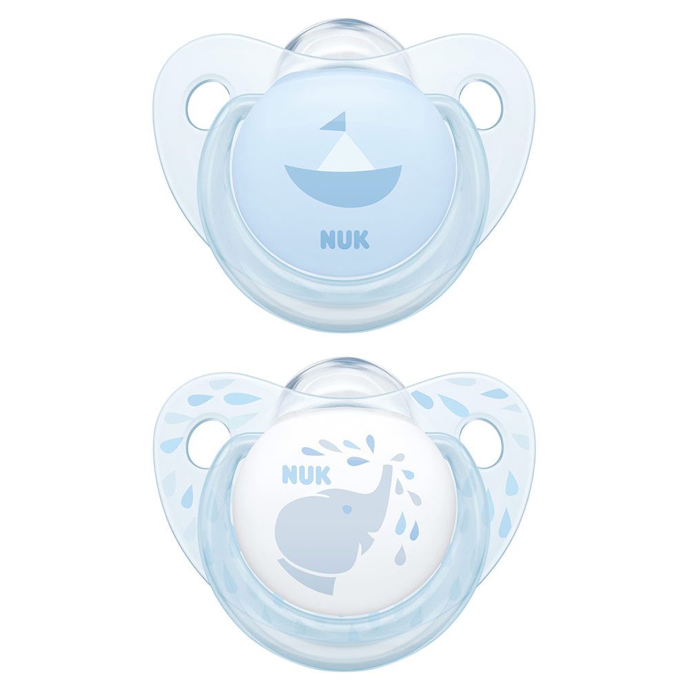 0-6 Monate 2 Stück NUK Trendline Schnuller BPA-freier Schnuller aus Silikon 