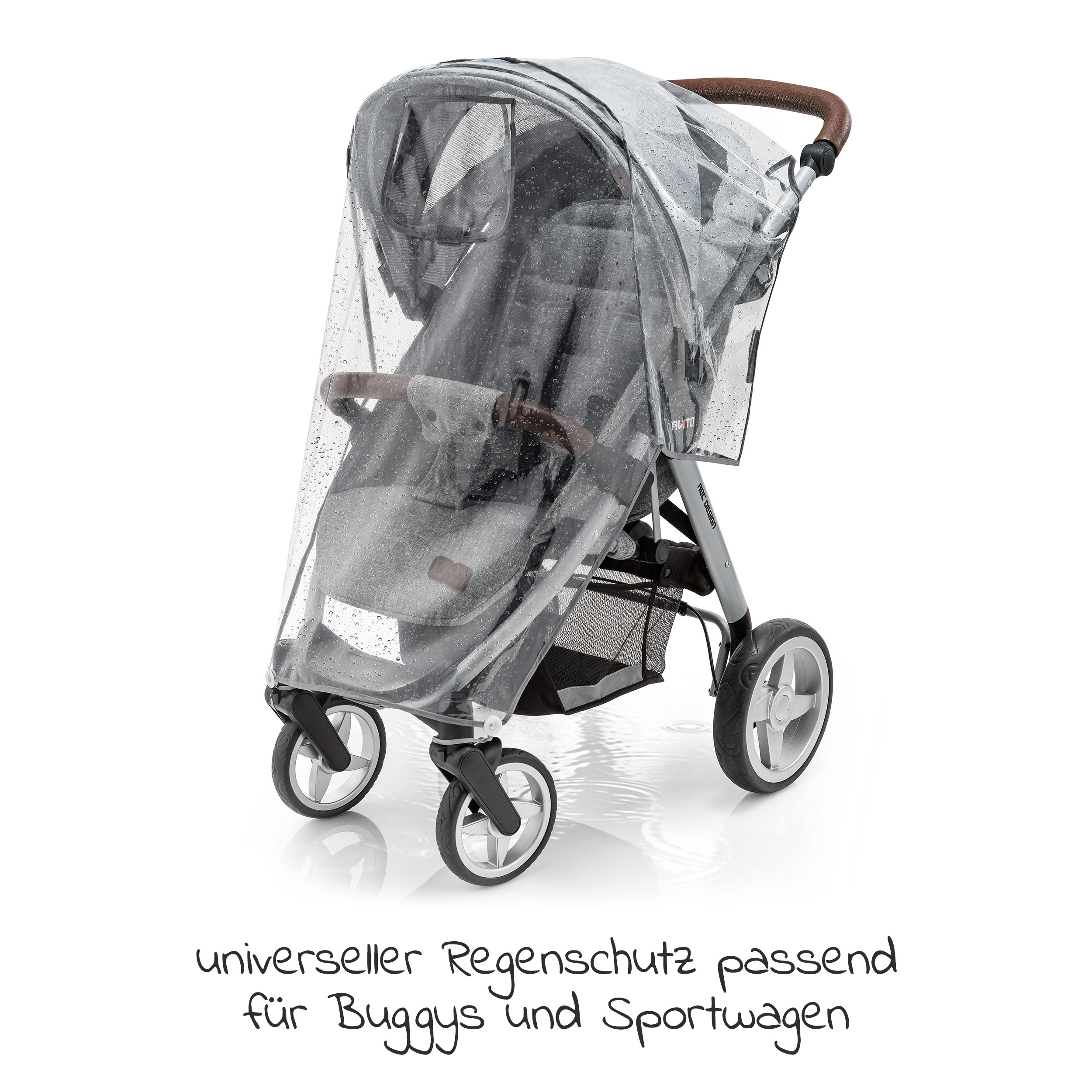 Regenverdeck Universal 4 in 1 für Babyschale  Kinderwagen Sportwagen und Buggy 