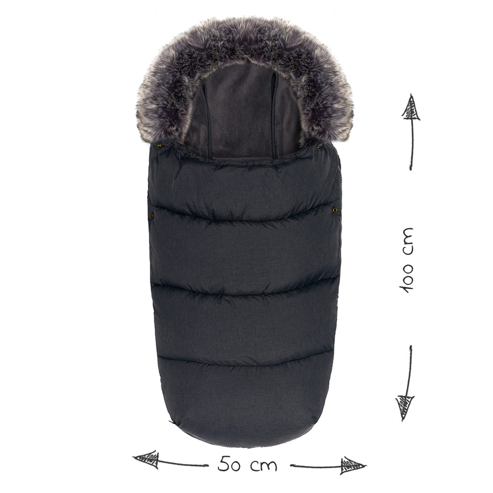 Warmer Baby Winter Schlafsack für die Wanne und Buggy Winterfußsack universal 