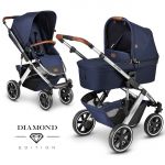 Kombi-Kinderwagen Salsa 4 Air - inkl. Babywanne & Sportsitz - Diamond Edition - Navy