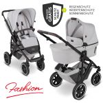 Kombi-Kinderwagen Salsa 4 Air - inkl. Babywanne, Sportsitz und XXL Zubehör-Paket - Fashion Edition - Mineral