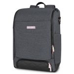 Wickelrucksack Tour mit großem Frontfach - inkl. Wickelunterlage & Zubehör - Diamond Edition - Bubble