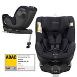 Reboarder child seat Sperber-Fix 61 61 cm - 105 cm / 1 year to 4 years with Isofix - Pearl Black