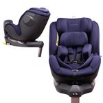 Reboarder-Kindersitz Sperber-Fix i-Size 40 cm - 105 cm / ab der Geburt bis 4 Jahre mit Isofix - Atlantic Blue