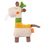 Mini-Kuscheltier mit Schnullerhalter Giraffe - Loopy & Lotta
