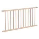 Locking rail for XXL box spring bed - for use in children's beds - natural, untreated